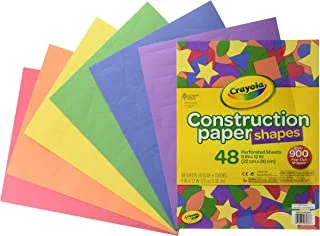 Crayola 48 Micro-Perforated Sheets, Multi-Colour, Cy99-0036