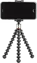 حامل Joby Griptight One Gorillapod: حامل ثلاثي القوائم مرن وحامل للهواتف الذكية من iPhone Se إلى iPhone 8 Plus و Google Pixel و Samsung Galaxy S8 والمزيد ، أسود (Jb01491)