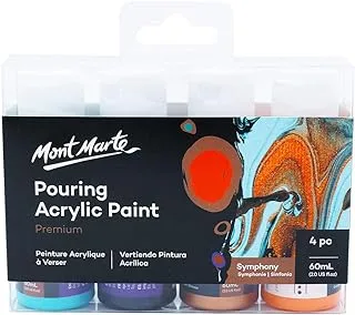 Mont Marte POURING ACRYLIC 4X60ML SYMPHONY