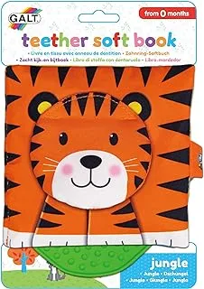 Galt Toys Jungle Teether Soft Book, 1005110