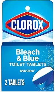 Clorox Bleach And Blue Automatic Toilet Bowl Cleaner 2 Tablets 140G