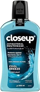 Closeup Antibacterial Mouthwash, Cool Breeze, 500ml