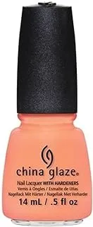 China Glaze Nail Lacquer, Sun Of A Peach, 0.5 Fluid Ounce