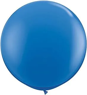 Qualatex Latex Balloon 2 Pieces, 3 Feet Size, Dark Blue