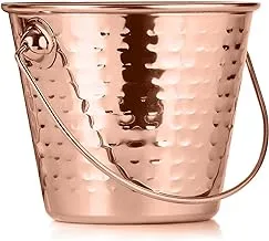 Kedge Stainless Steel Copper Finish 2 Number Mini Pail, 300 ml Capacity