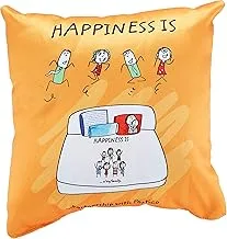 Portico Happiness Cushion Printed, Orange, 40X40cm, 9342441