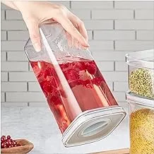 Organizers - Leakproof Storage Container-1700 Ml- For Kitchen Organization, Airtight Liquid Sealed Always Fresh Plastic Container With Vacuum Lid – Bpa Free Storage Container, 1700Ml