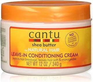 Cantu Shea Butter For Natural Hair Leave In Conditioner Repair Cream 12 Oz (Pack Of 2)2