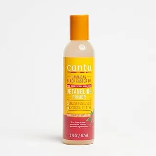 Cantu Jamaican Black Castrol Oil Detangling Primer With Cocoa Butter 6 Oz