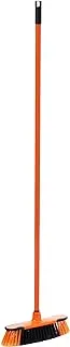 Royalford Long Floor Broom with Strong Iron Handle - Upright Long Handle Broom with Stiff Bristles - Multipurpose Cleaning Tool Perfect for Home or Office Use - Ideal for All Sweeping Cleaning Job