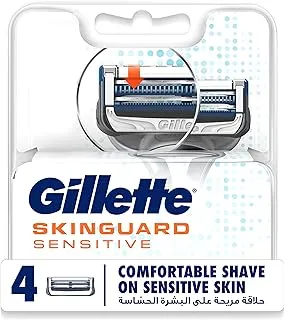 Gillette Skinguard Sensitive Blade refills, 4 Count