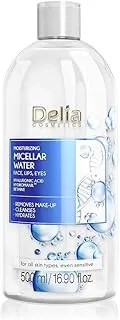 Delia Cosmetics Micellar Water - Moisturises And Improves Skin Firmness - Facial Cleanser - Deep Cleansing - Refreshing - Hydromanil Tm - Betaine - 500 ml