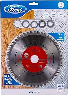 Ford Tools Fpta-12-0003 Wood And Metal Cutting 48-Teeth Carbide-Tipped Circular Saw Blade