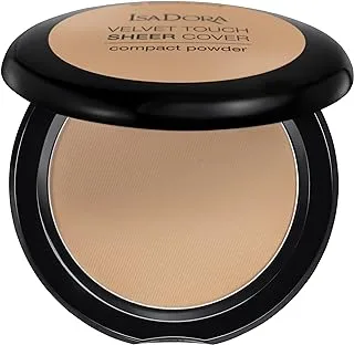 ISADORA Velvet Touch Sheer Cover Compact Powder, Warm Tan