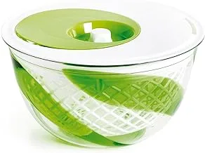 Snips Spin, Drain & Serve Salad Spinner 5 Quart, Green