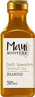 Maui Moisture Shampoo، Curl Quench + زيت جوز الهند ، 385 مل