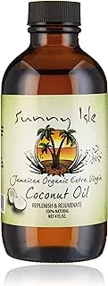 Sunny Isle Extra Virgin Coconut Oil 4 Oz