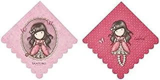 Santoros Ladybird Napkins Pink 33 X 33Cm 8Ct