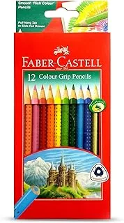 Faber-Castell Grip Colour Pencils 12 In A Cardboard Box