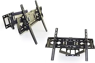 Leostar LCD LED TV wall bracket for 32-inch to 70-inch 180° Rotation And 15° +-Tilt View Swivel Articulating Dual Arms Full Motion Mount