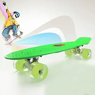 COOLBABY COOLBABY-Fish board single warped skateboard four wheel fish scooter