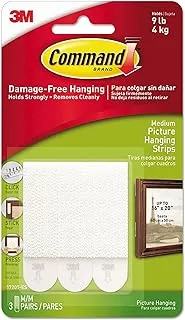 Commandâ„¢ Medium Picture Hanging Strips 17201-ES