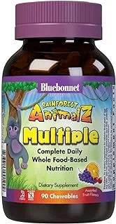 Blue Bonnet Super Earth Rainforest Animalz Multi-Nutrient Chewable Tablets, 90 Count