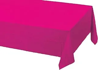 Creative Converting Paper Banquet Table Cover, Hot Magenta