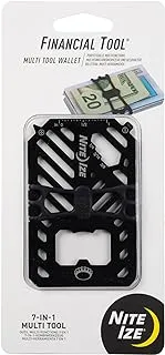 Nite Ize Fmt2-01-R7 Financial Multi Tool Wallet, Black