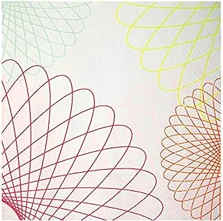 Meri Toot Sweet Spiro Napkin 20 Pieces, Neon, Large