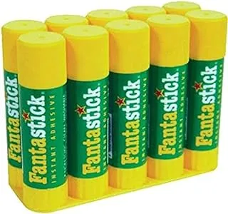 Fantastick Glue Stick 35gms Pkt = 10 قطعة <FK-G35S