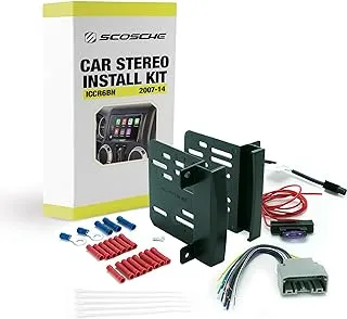 Scosche Install Centric ICCR6BN Compatible with Select Chrysler/Dodge/Jeep 2007-14 Double DIN Complete Stereo Installation Solution for Installing an Aftermarket