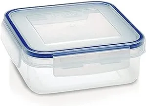 Addis Clip And Close Square Food Storage Container, 700 ML Capacity, Clear