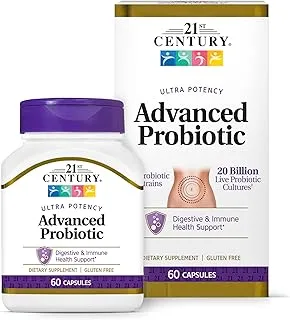 21st Century Advanced Probiotic Capsules, 60 Count (27505)