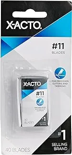 X-Acto 11 Classic Fine Point Replacement Blades, Pack Of 40 (X711)