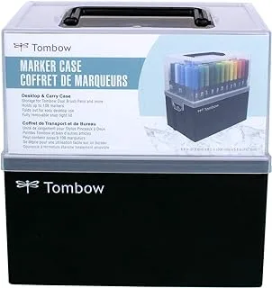 Tombow 56178 Marker Case. Easily Stores and Organizes 108 of Your Favorite Products