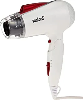 Sanford Hair Dryer White & Red-Sf9684Hd Bs