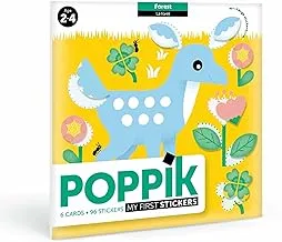 POPPIK Sticker Book My First Stickers Forest for Small Children - Fun, Educational Poster Kit