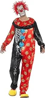 Smiffys 44936XL Deluxe Day Of The Dead Clown Costume (X-Large)