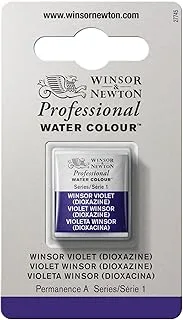 Winsor & Newton Professional Watercolor, Half Pan, Violet Dioxazine