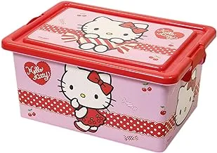 Hello Kitty Disney Hello Kitty Cherry Jam Storage Container, 13 Litre Capacity, Red/Pink