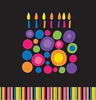 Creative Converting Birthday Cake Dots Plastic Tablecover