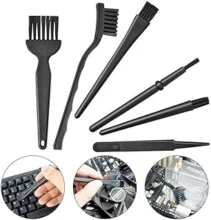 ECVV Small Portable Plastic Handle Nylon Anti Static Brushes Computer Keyboard Cleaning Brush Kit