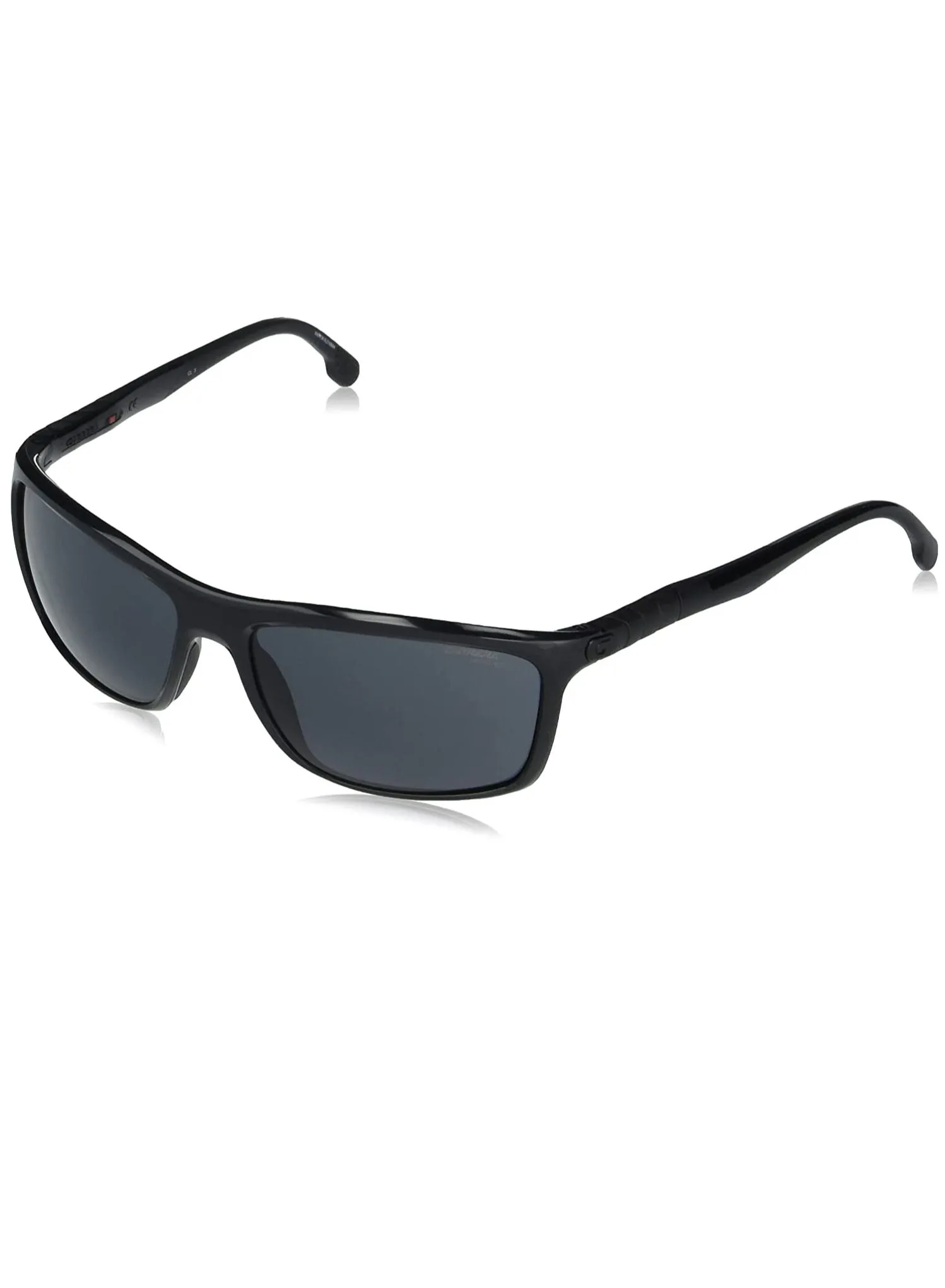 Carrera Carrera Wrap Sunglasses, Black with Grey Lenses HYPERFIT 12S 807 IR 62mm