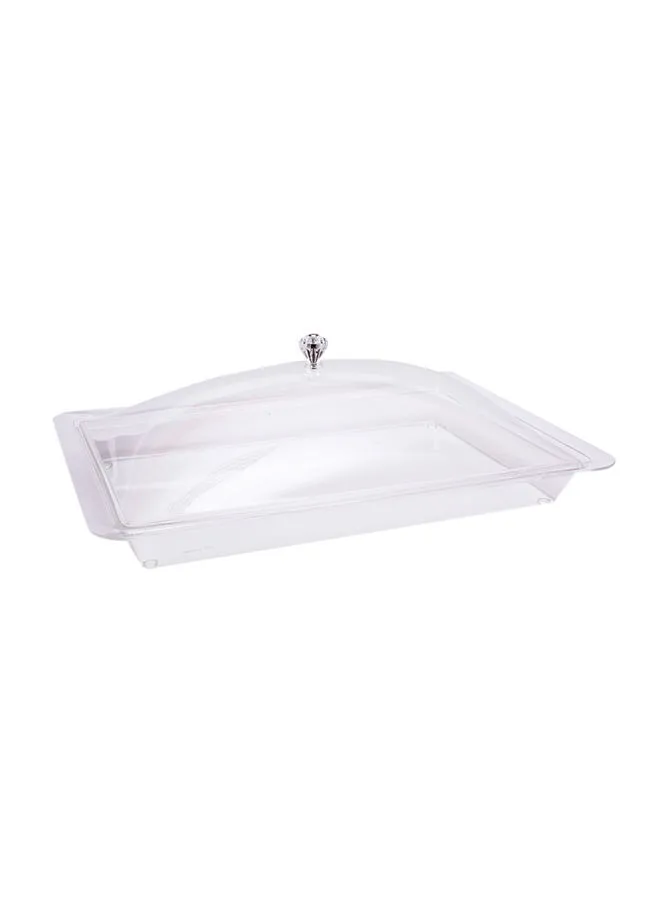 TALIONA Rectangular Shape Tray With Cover Clear 50x37cm