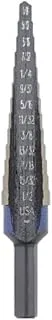 Irwin Industrial Tools 10231CB Unibit 1/32-Inch 13-Steps Cobalt Step Drill Bit