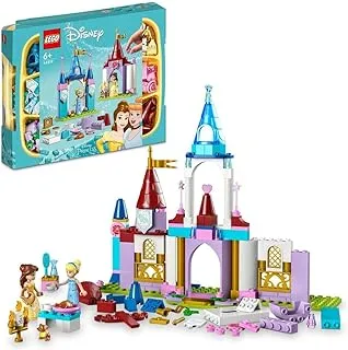 LEGO│Disney Princess Creative Castles, Building Block Toy for Boys and Girls, Age 5+ 43219 (140 Pieces)