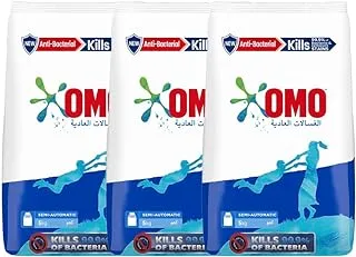 Omo Laundry Powder Detergent for Top Load Machine, Semi-Automatic, for unbeatable stain removal, 15kg (3 x 5kg)