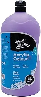 Mont Marte Acrylic Color Paint in Pump Bottle 2 Litre, Light Purple