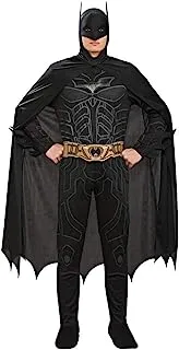 Rubie's Batman: The Dark Knight Trilogy Adult Batman Costume, Black, One size